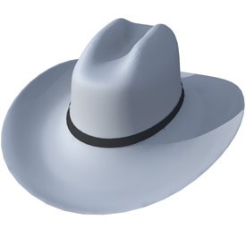 Cowboy hat 3D Object | FREE Artlantis Objects Download